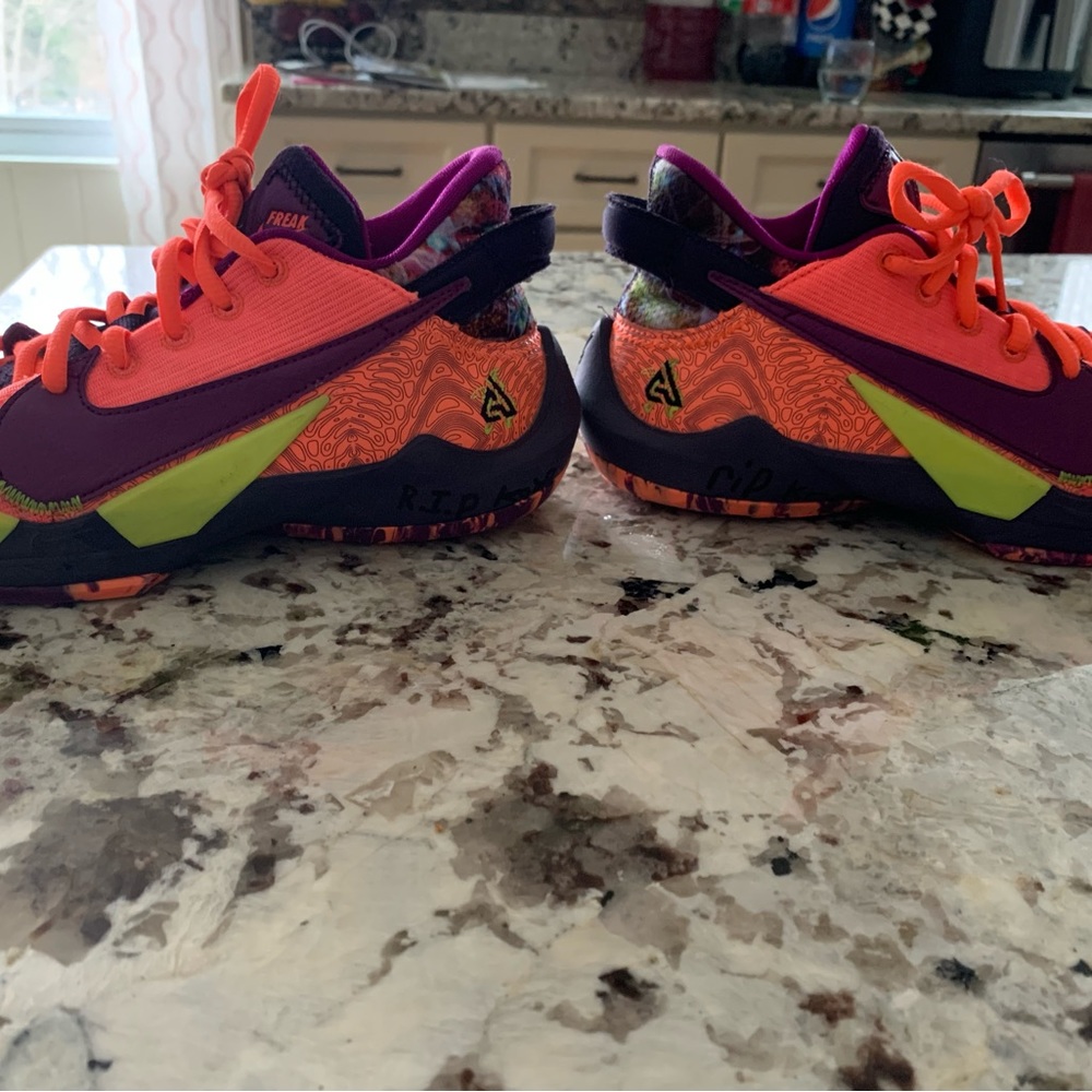 Nike zoom freak 2 - Orange & purple Giannis Antetokounmpo